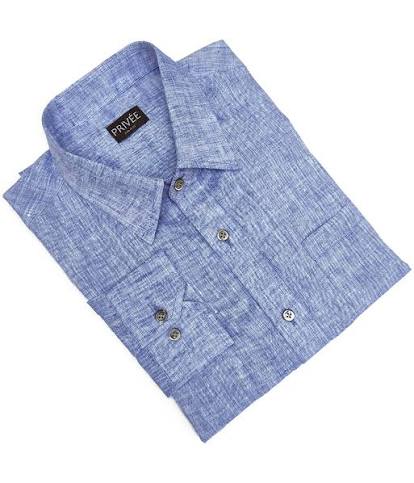 Indigo Linen Shirt